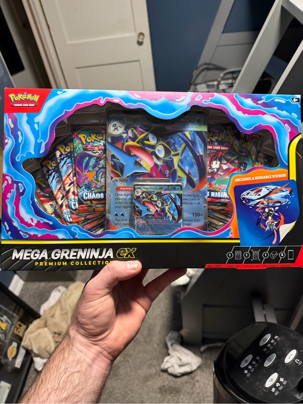 Pokemon Mega Greninja EX Premium Collection - Blue and Black Artwork